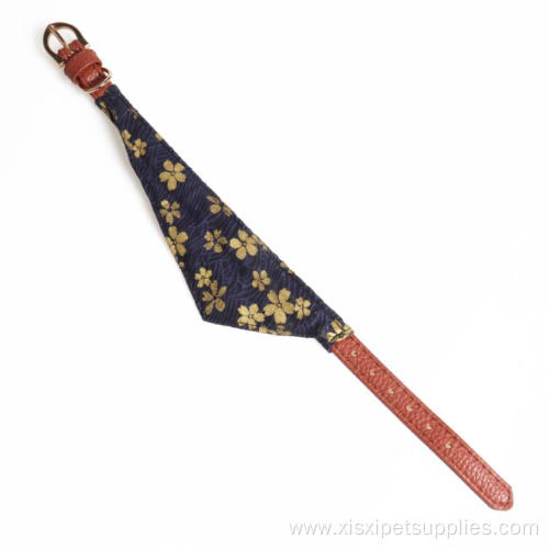Luxury nice design bandana bowtie dog collar